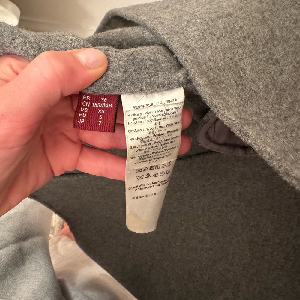 Comptoir Des Cotonniers Gray coat - Picture 4 of 4